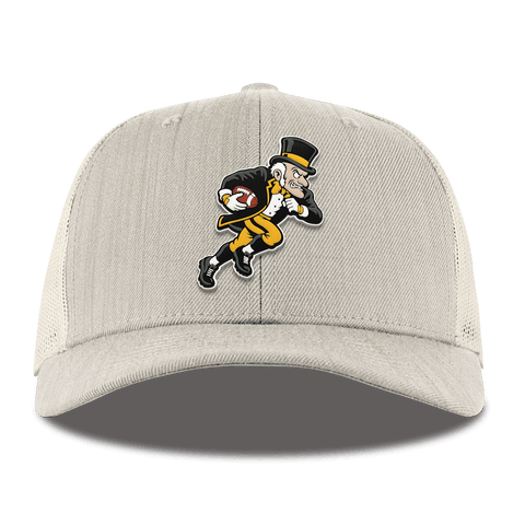 Wake Forest University "Rushing Deacon" Curved Trucker Beige Heather