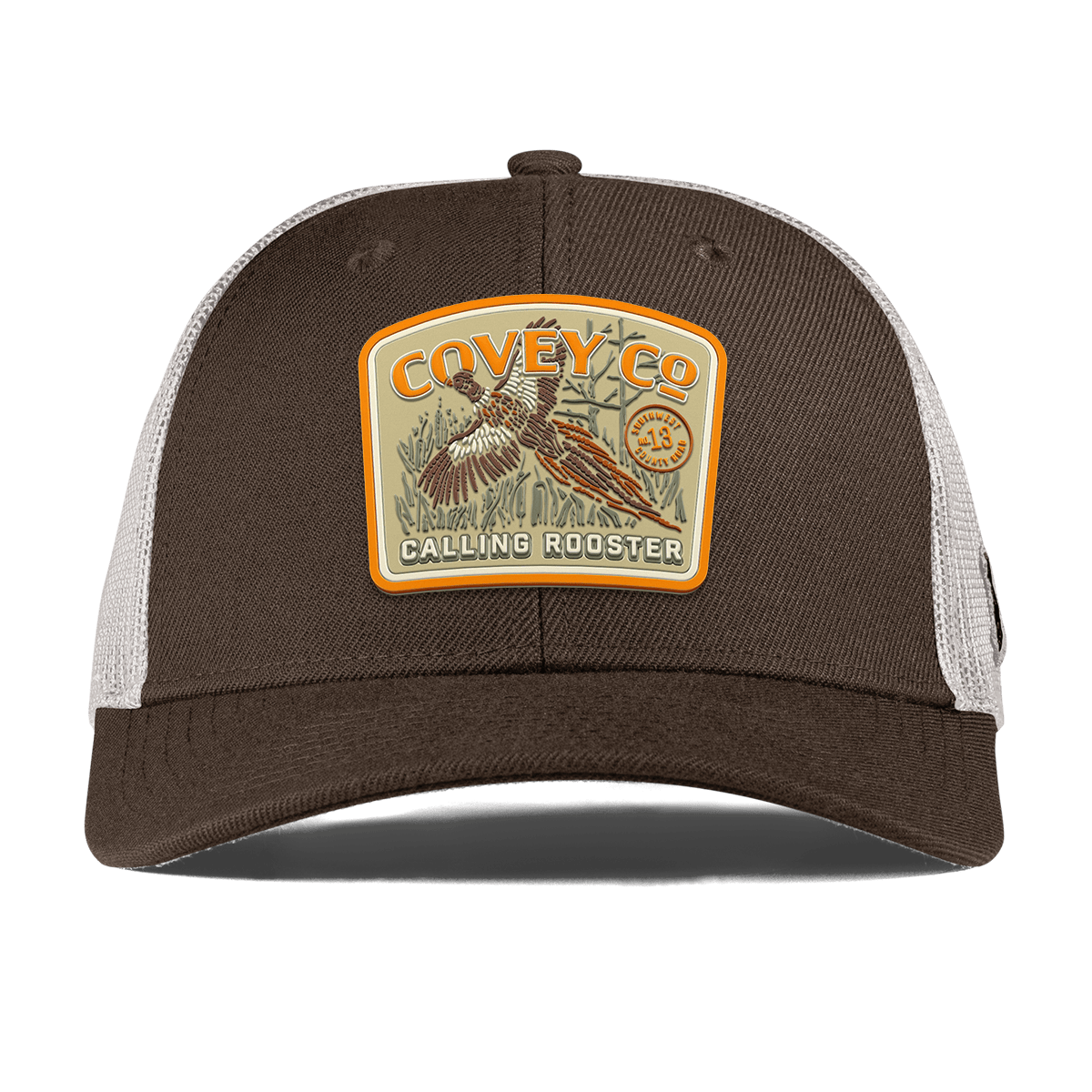 Covey Co Curved Trucker Brown