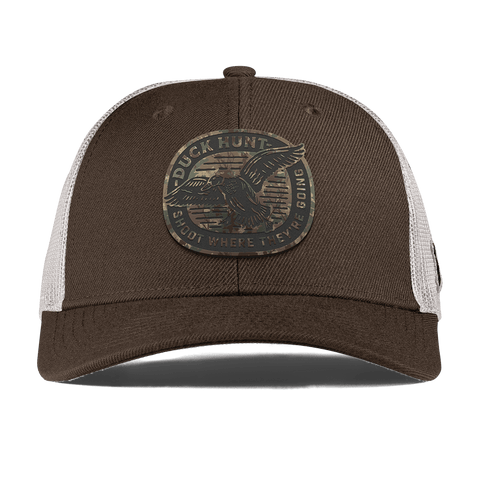 Duck Hunt Timber Camo Curved Trucker