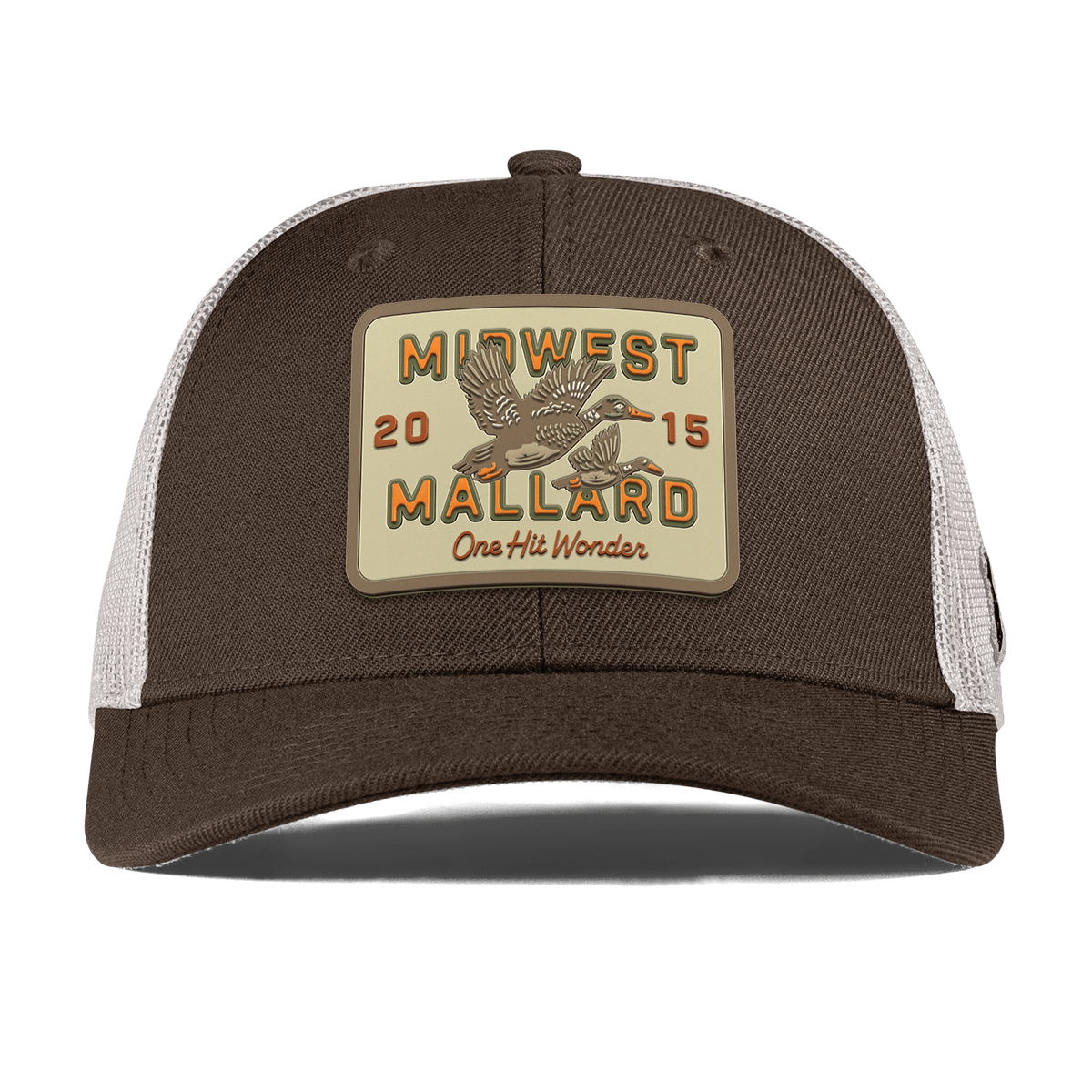 Midwest Mallard Curved Trucker Brown