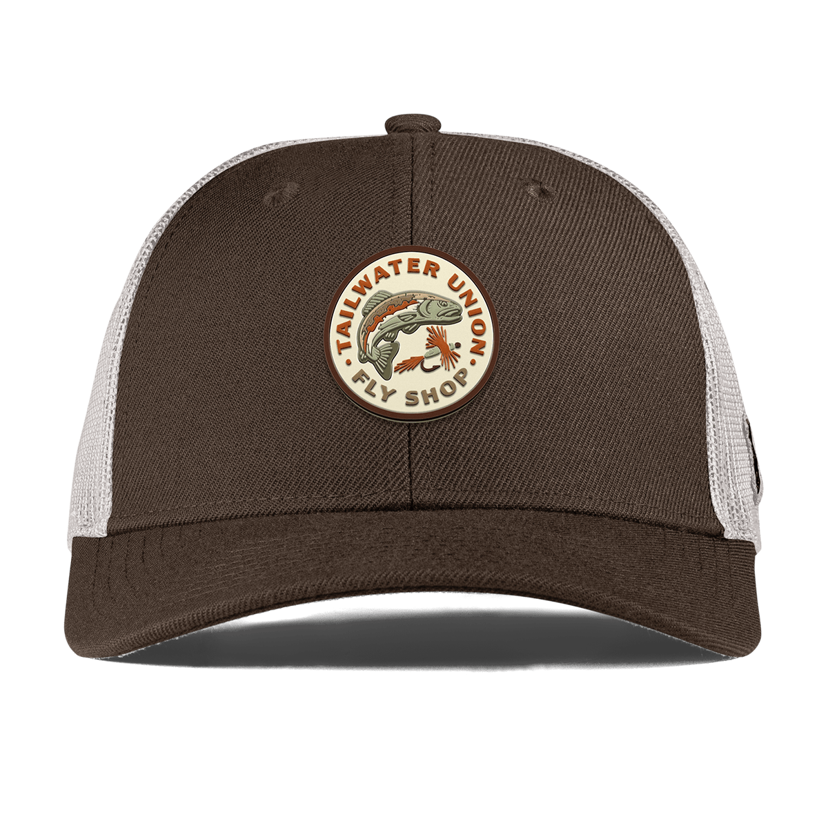 Tailwater Union Curved Trucker Brown