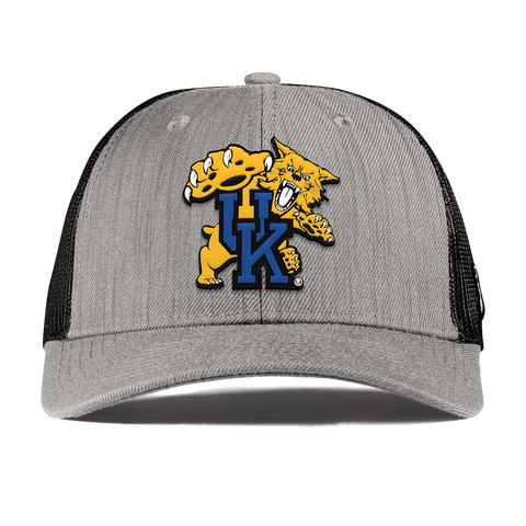 University of Kentucky "The Wildcat" Curved Trucker Heather