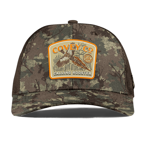 Covey Co Curved Trucker Timber Camo