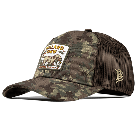 Mallard Crew Curved Trucker Timber Camo
