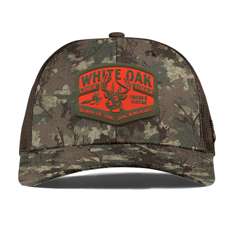 White Oak Curved Trucker Timber Camo