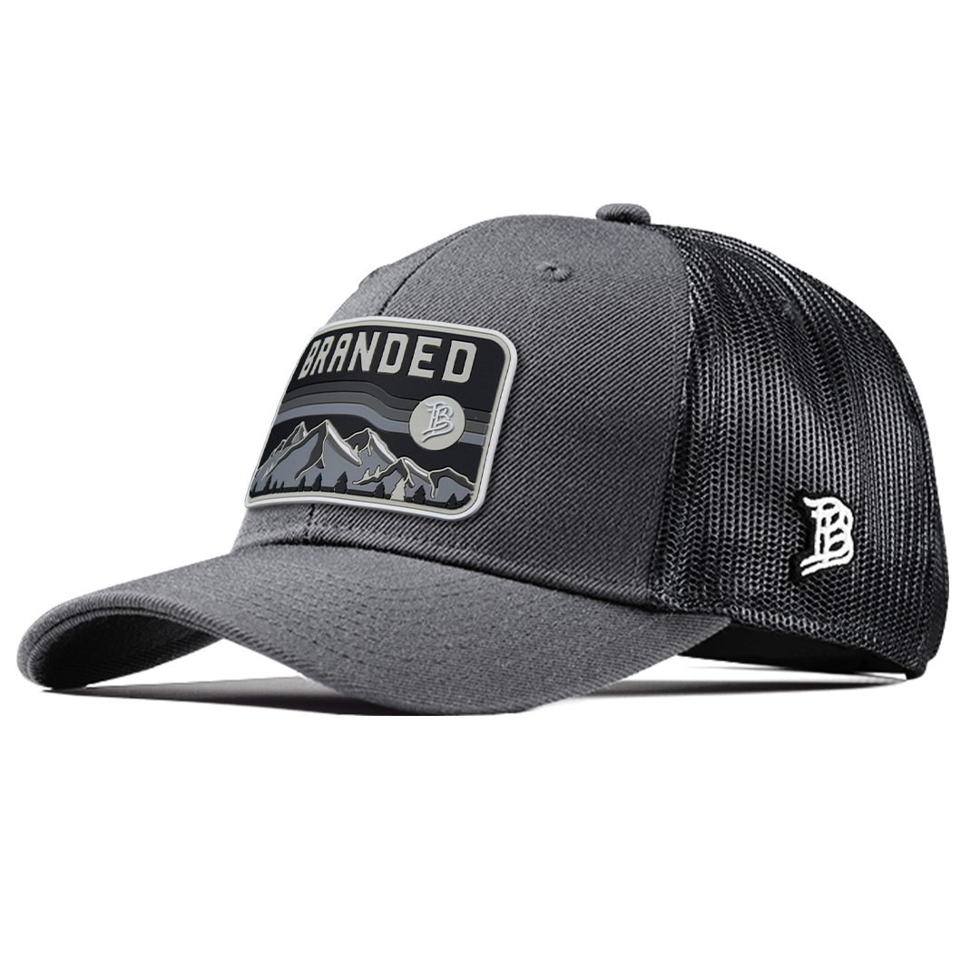Midnight Horizon Curved Trucker Front Charcoal