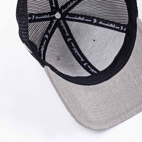 Midnight Horizon Curved Trucker Inside Heather Gray