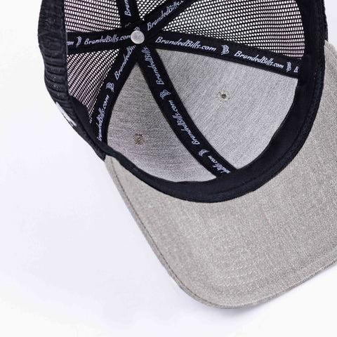 Bare Curved Trucker Inside Heather Gray