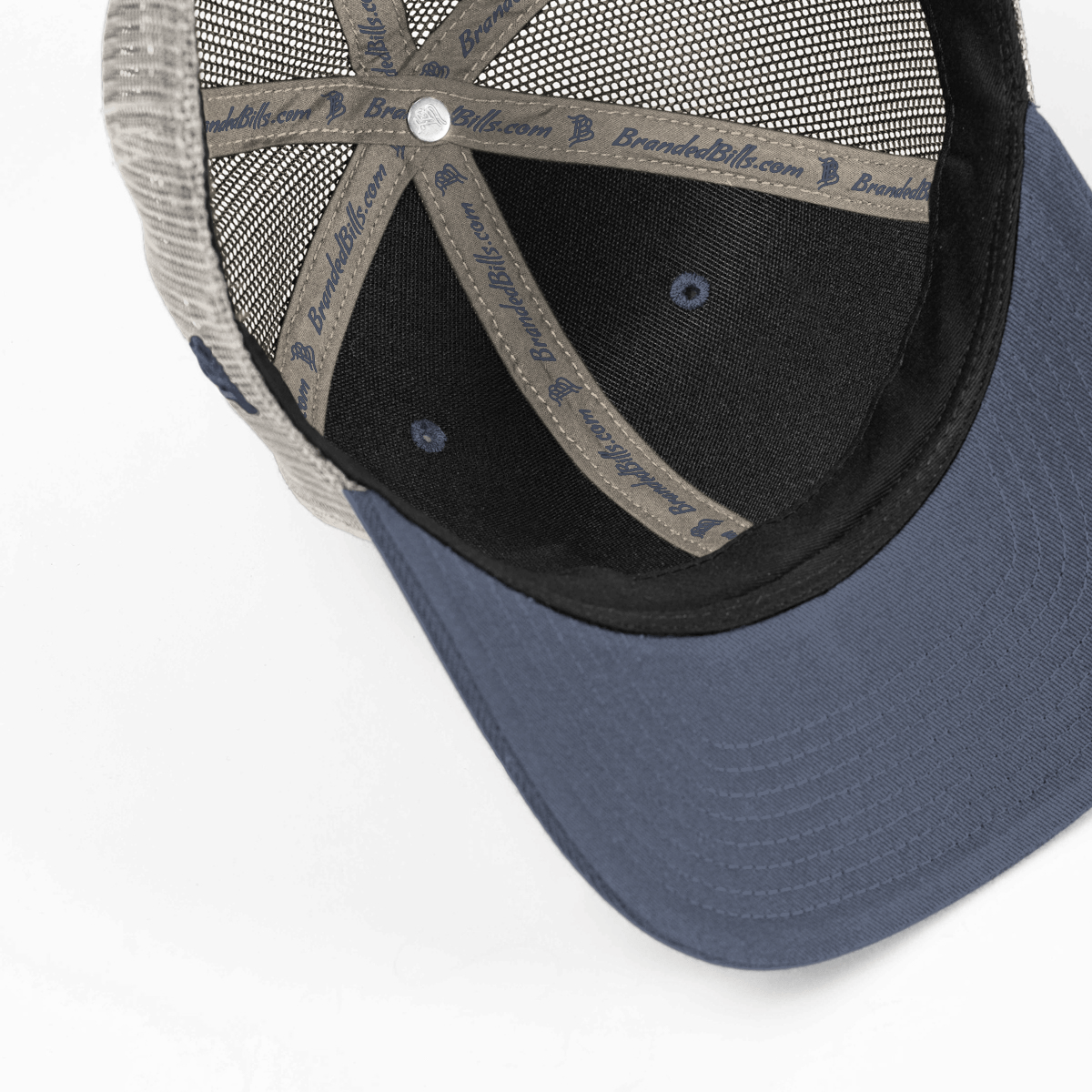 Bare Curved Trucker Detail Light Navy