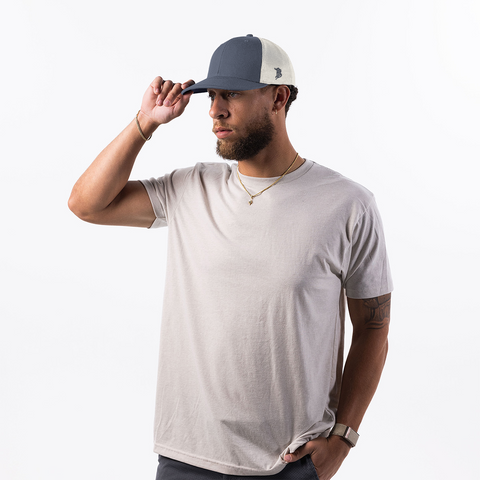 Bare Curved Trucker Lifestyle Light Navy