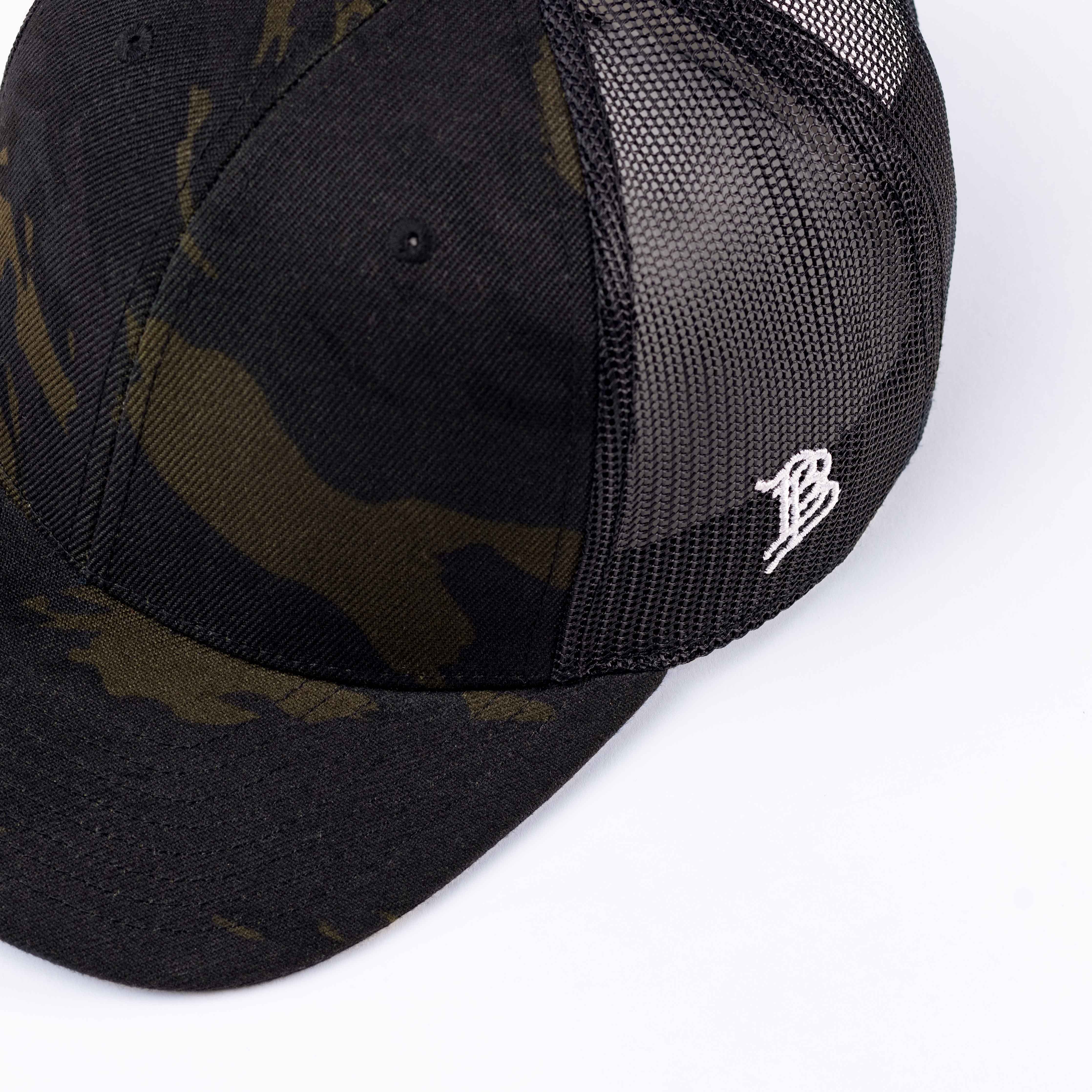 Bare Curved Trucker Logo Multicam