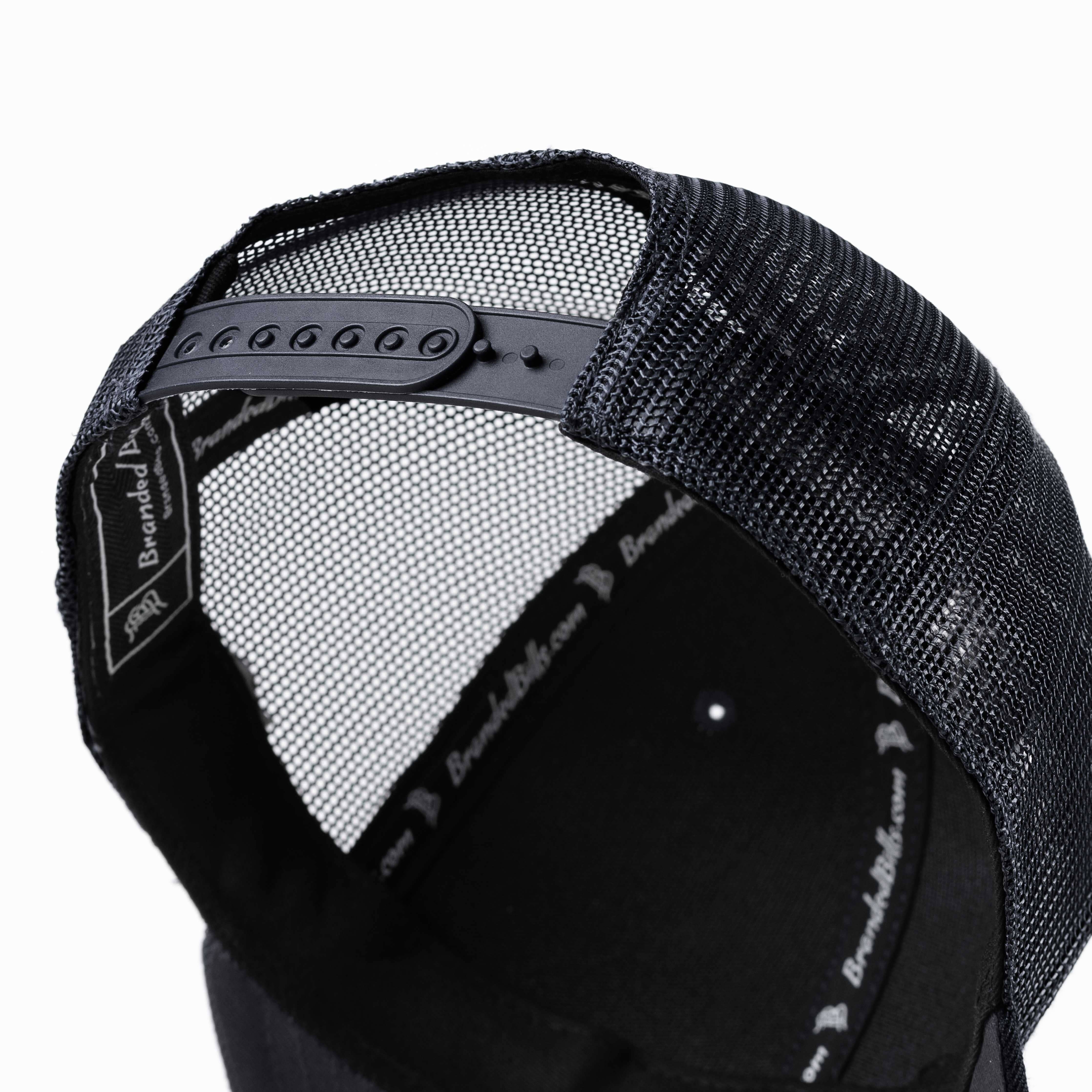 Bare Curved Trucker Snap Black