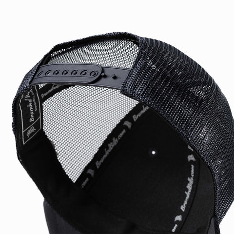Midnight Horizon Curved Trucker Back Charcoal