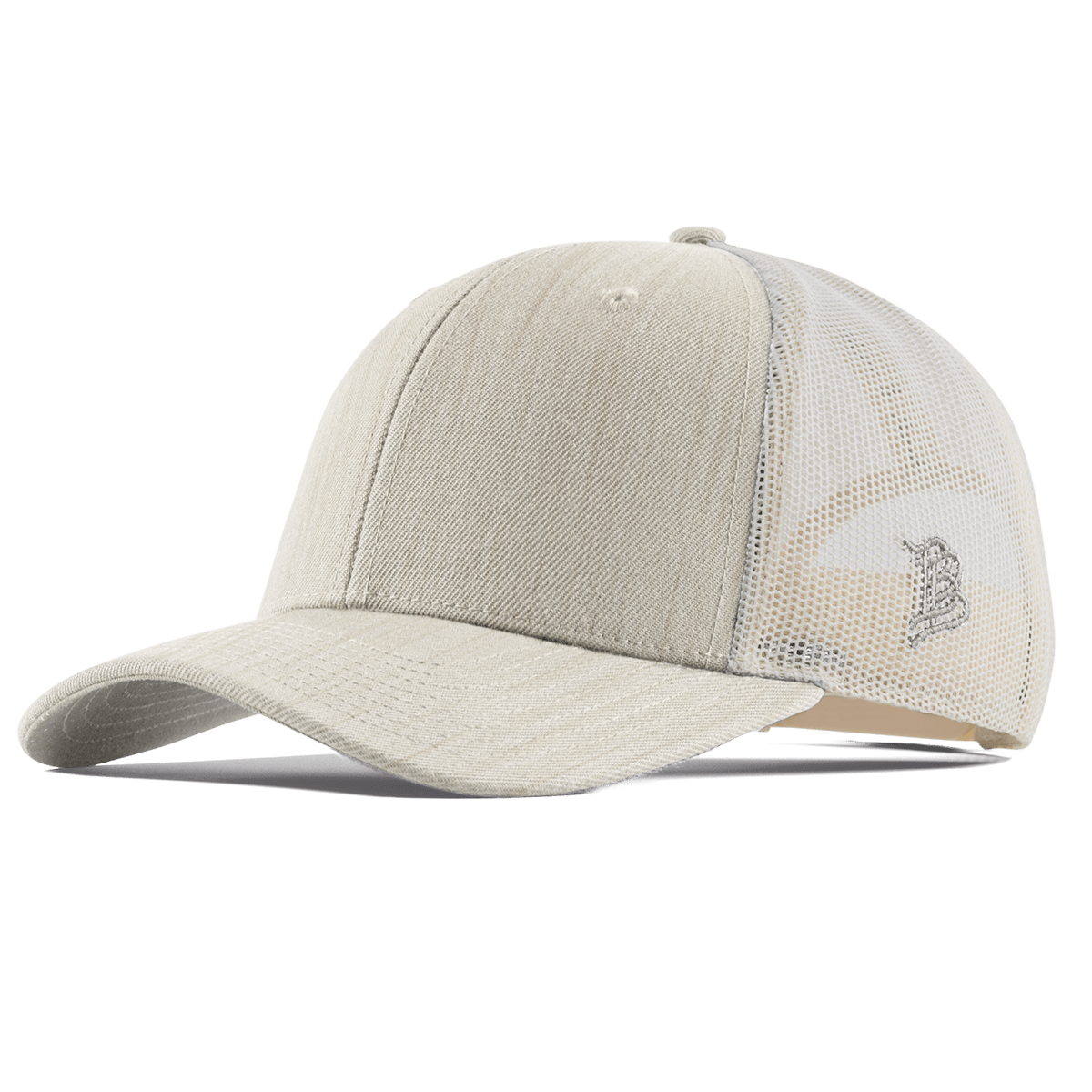 Bare Curved Trucker Beige Heather