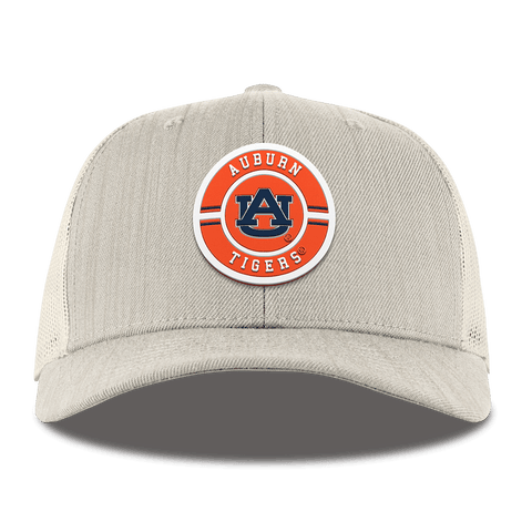 Auburn University "Auburn Seal" Curved Trucker Beige Heather