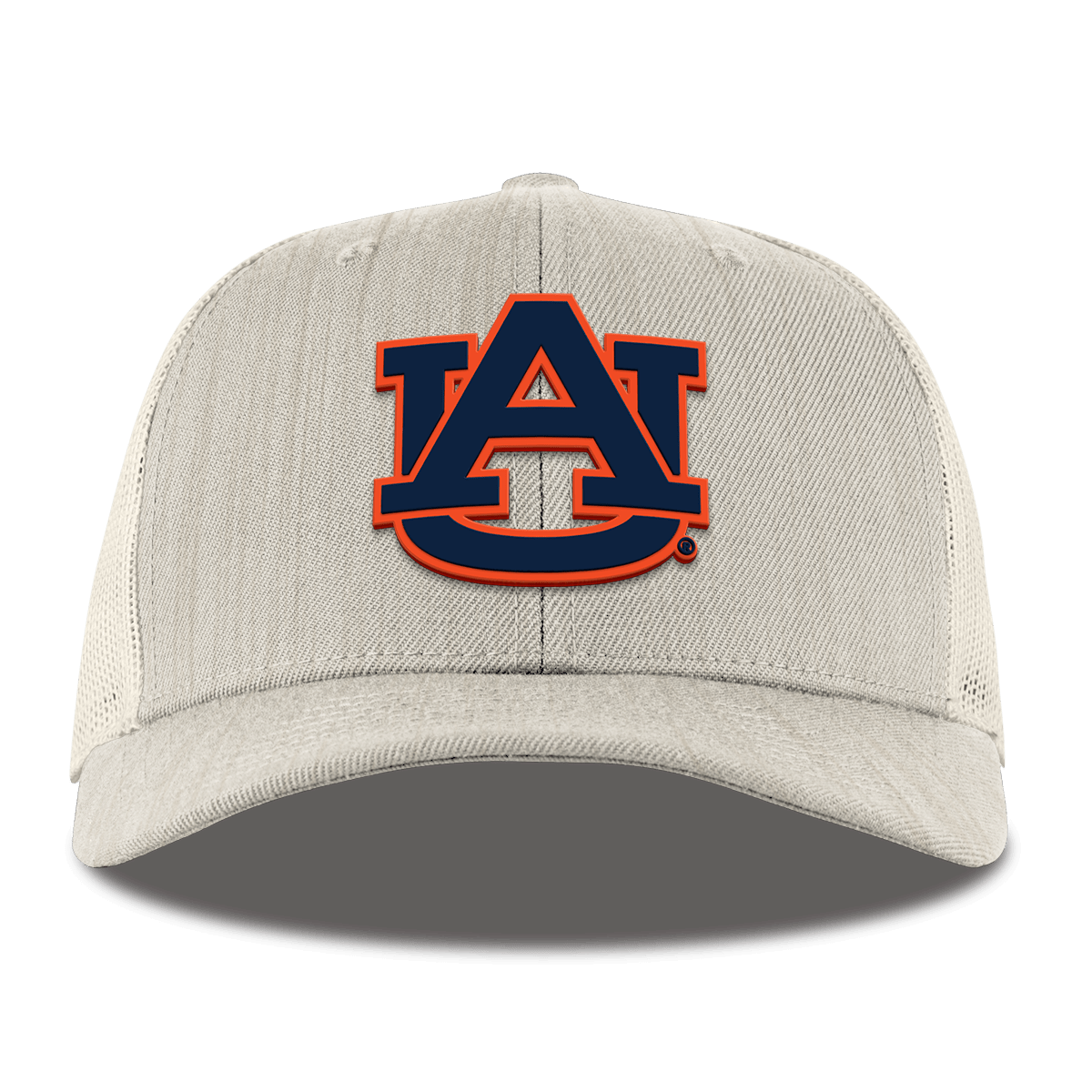 Auburn University "Auburn Team Logo" Curved Trucker Beige Heather
