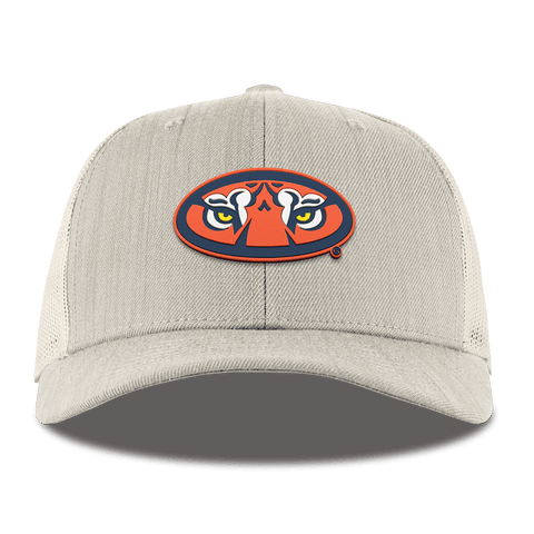Auburn University "Auburn Tiger Eyes" Curved Trucker Beige Heather