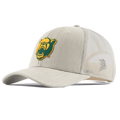 Baylor University "Baylor Bear" Curved Trucker Beige Heather