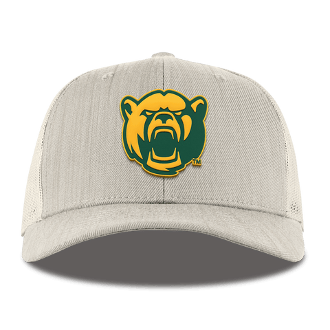 Baylor University "Baylor Bear" Curved Trucker Beige Heather