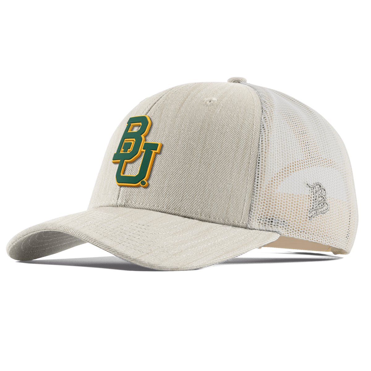 Baylor University "Baylor Team Logo" Curved Trucker Beige Heather