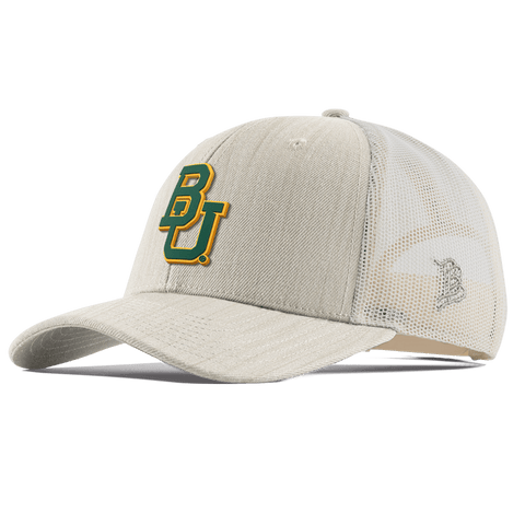 Baylor University "Baylor Team Logo" Curved Trucker Beige Heather
