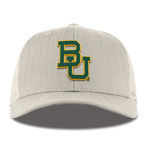 Baylor University "Baylor Team Logo" Curved Trucker Beige Heather