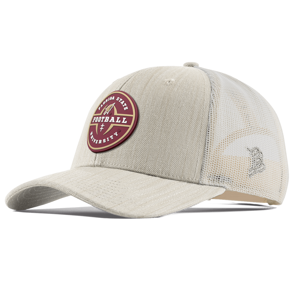 Florida State University "Florida State Football Legacy" Curved Trucker Beige Heather