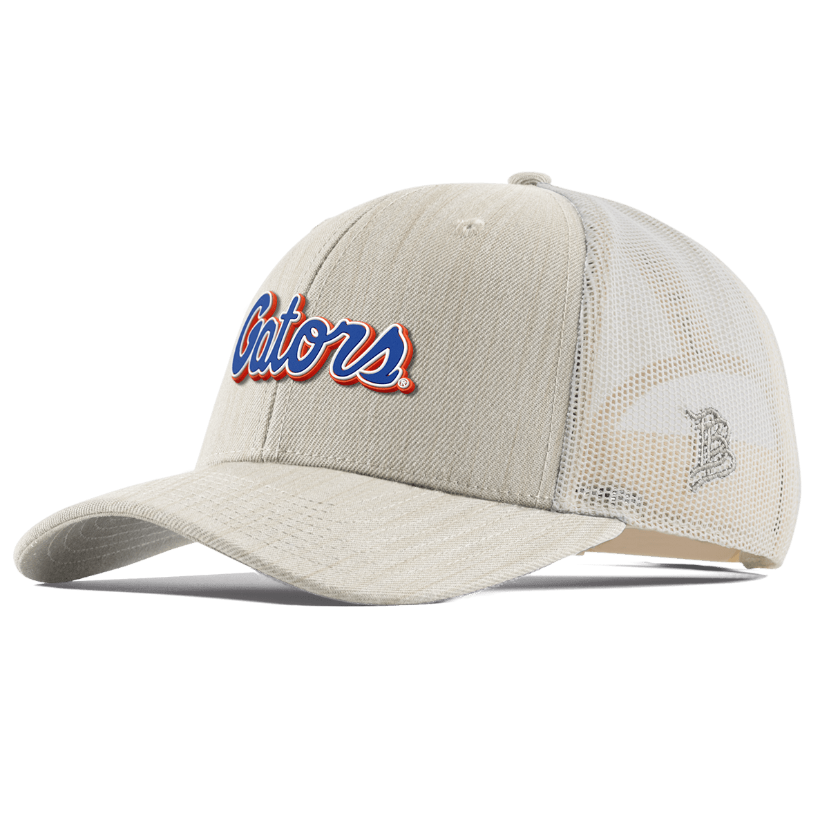 University of Florida "Gator Script" Curved Trucker Beige Heather