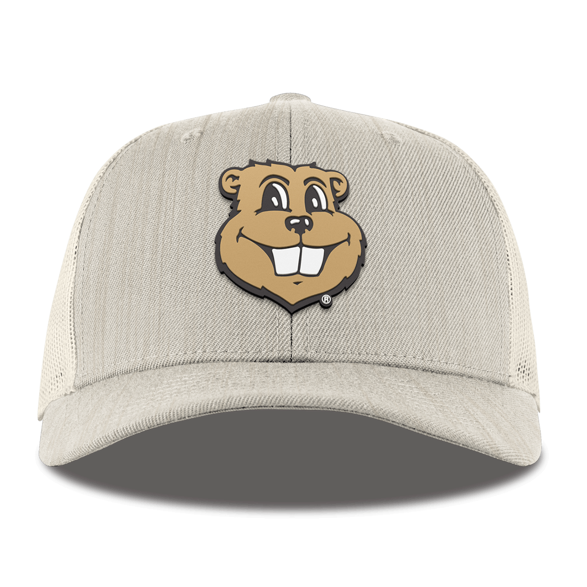 University of Minnesota "Goldy Gopher" Curved Trucker Beige Heather