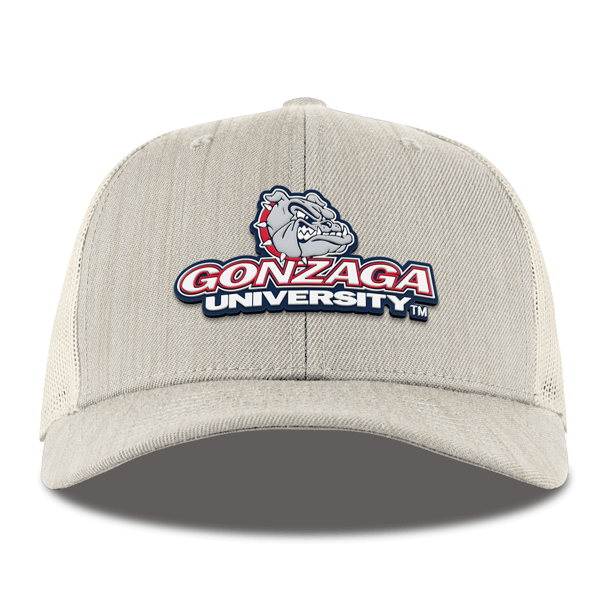 Gonzaga University "Gonzaga Team Logo" Curved Trucker Beige Heather