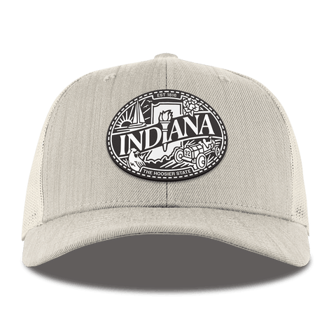Indiana Traveler Curved Trucker Beige Heather