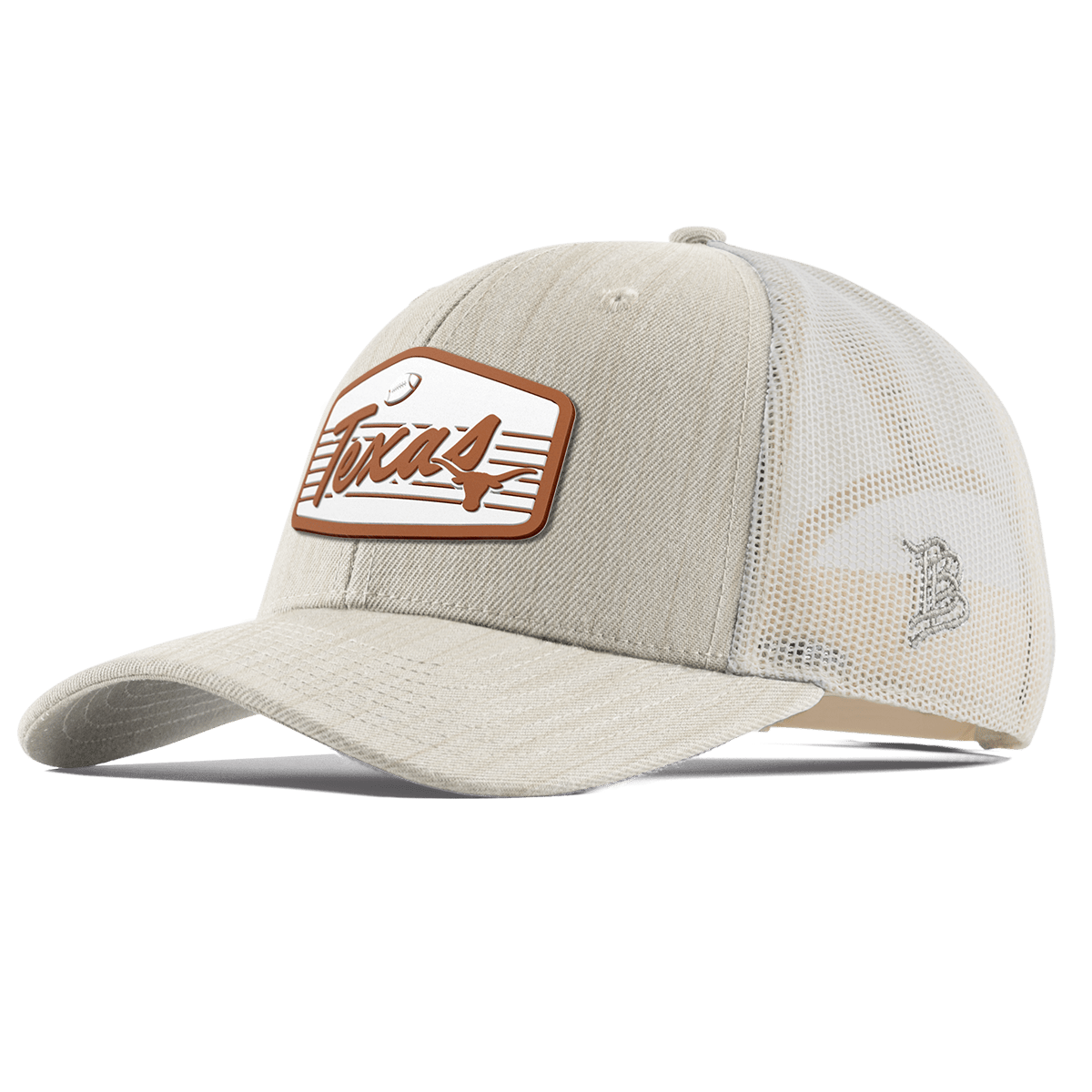 University of Texas "Longhorns Football" Legacy Curved Trucker Beige Heather