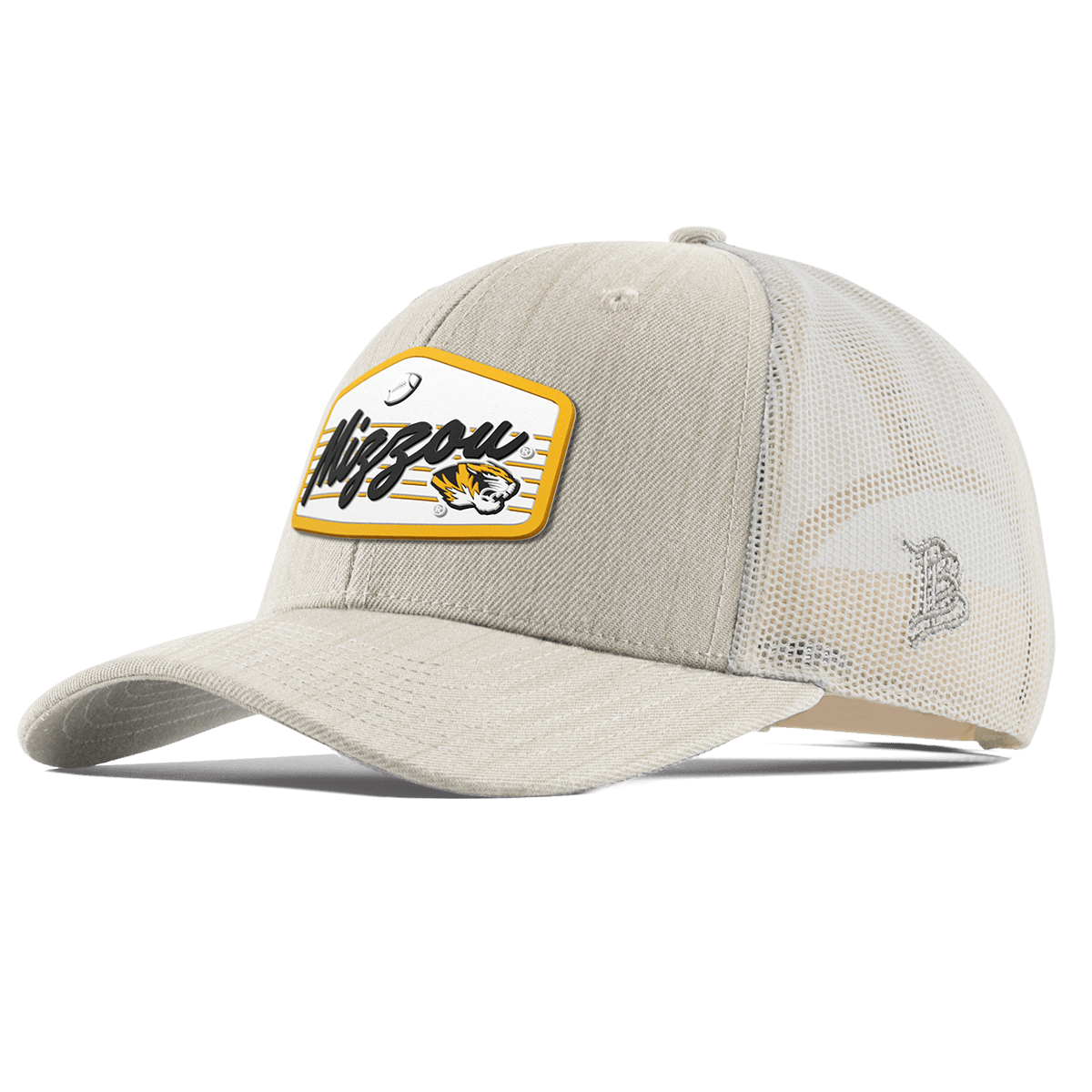 University of Missouri "Missouri Football Legacy" Curved Trucker Beige Heather