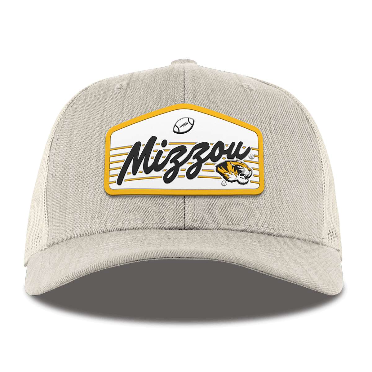 University of Missouri "Missouri Football Legacy" Curved Trucker Beige Heather
