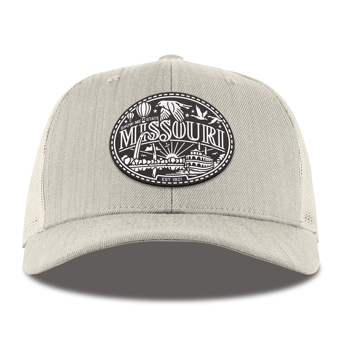 Missouri Traveler Curved Trucker Beige Heather