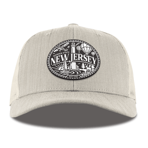 New Jersey Traveler Curved Trucker Beige Heather