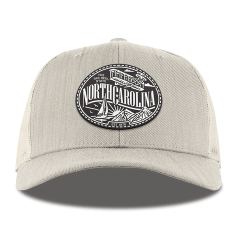 North Carolina Traveler Curved Trucker Beige Heather