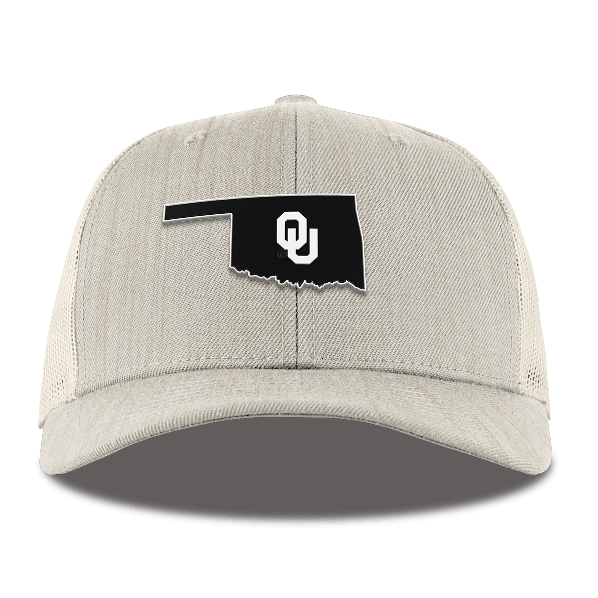 University of Oklahoma "Oklahoma Vintage Series" Curved Trucker Beige Heather