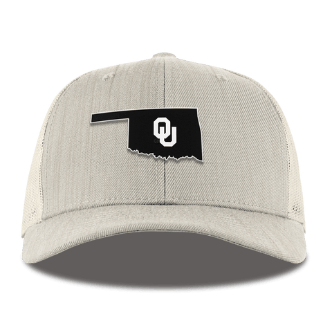 University of Oklahoma "Oklahoma Vintage Series" Curved Trucker Beige Heather