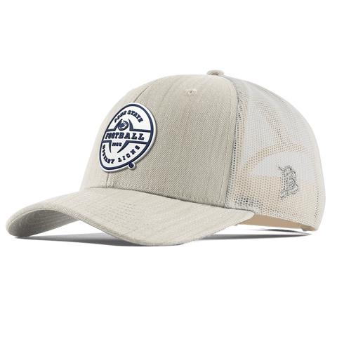 Penn State University "Penn State Football Legacy" Curved Trucker Beige Heather