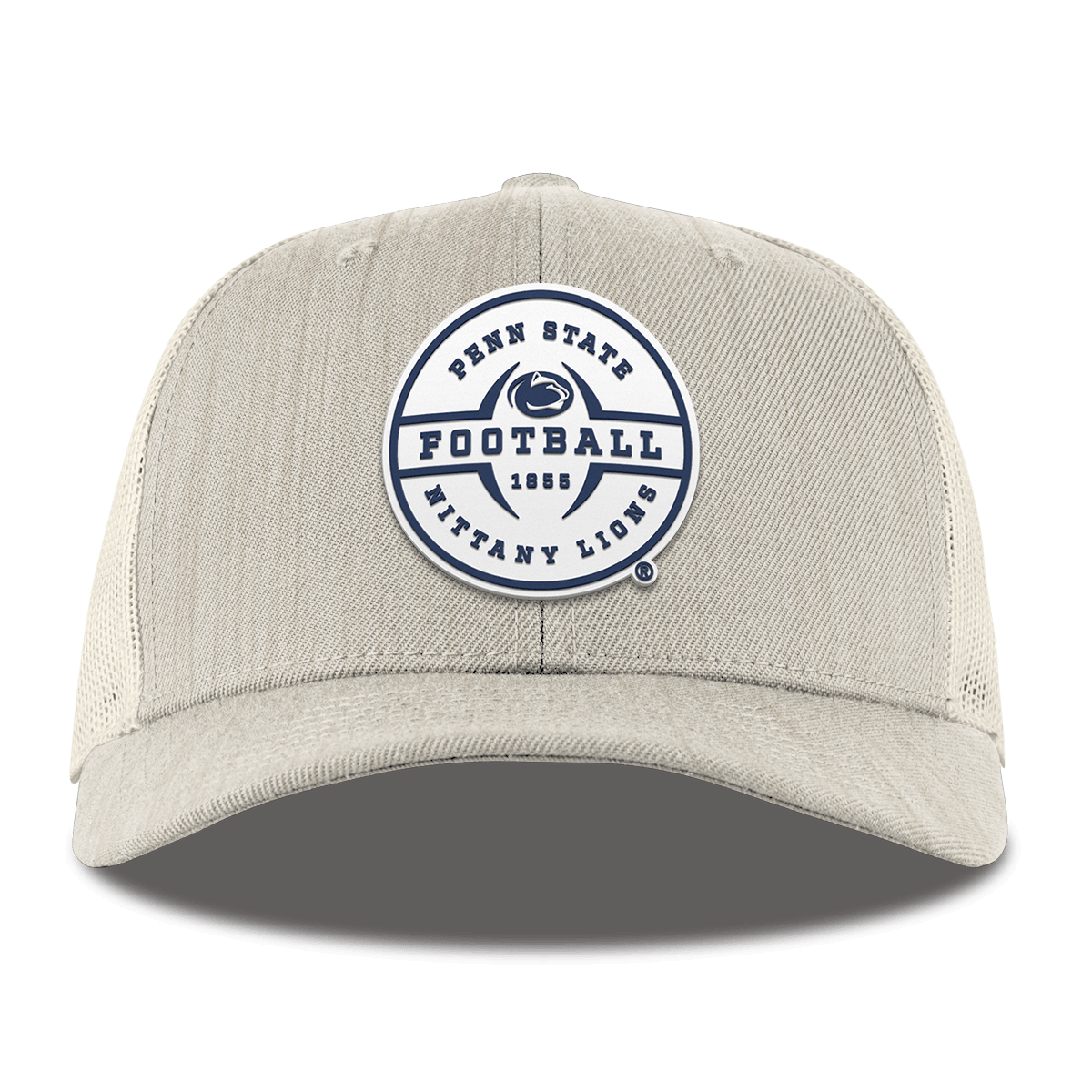 Penn State University "Penn State Football Legacy" Curved Trucker Beige Heather