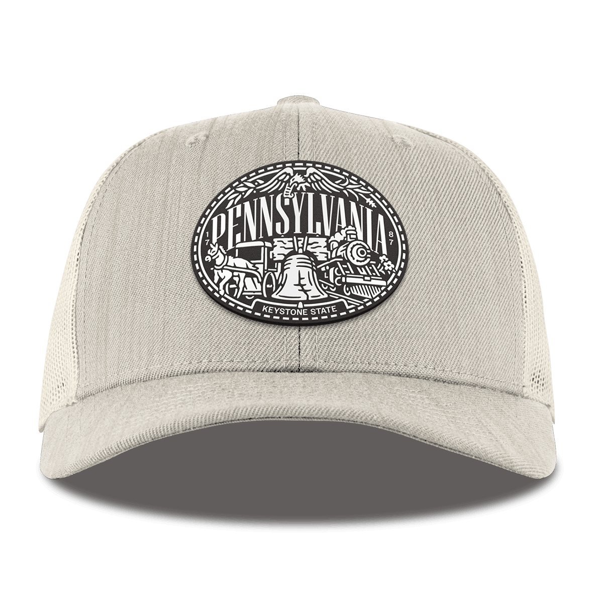 Pennsylvania Traveler Curved Trucker Beige Heather