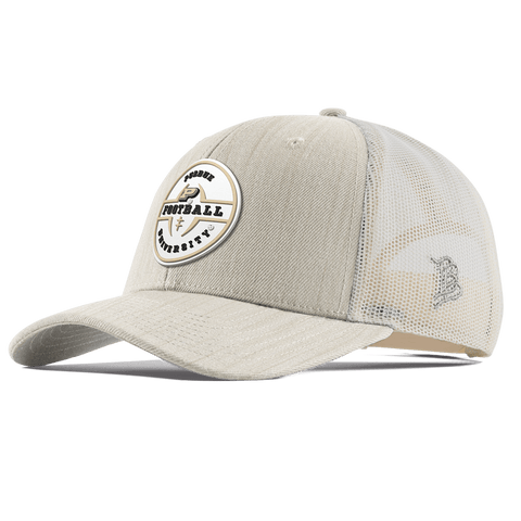 Purdue University "Purdue Football Legacy" Curved Trucker Beige Heather