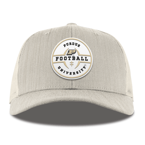 Purdue University "Purdue Football Legacy" Curved Trucker Beige Heather