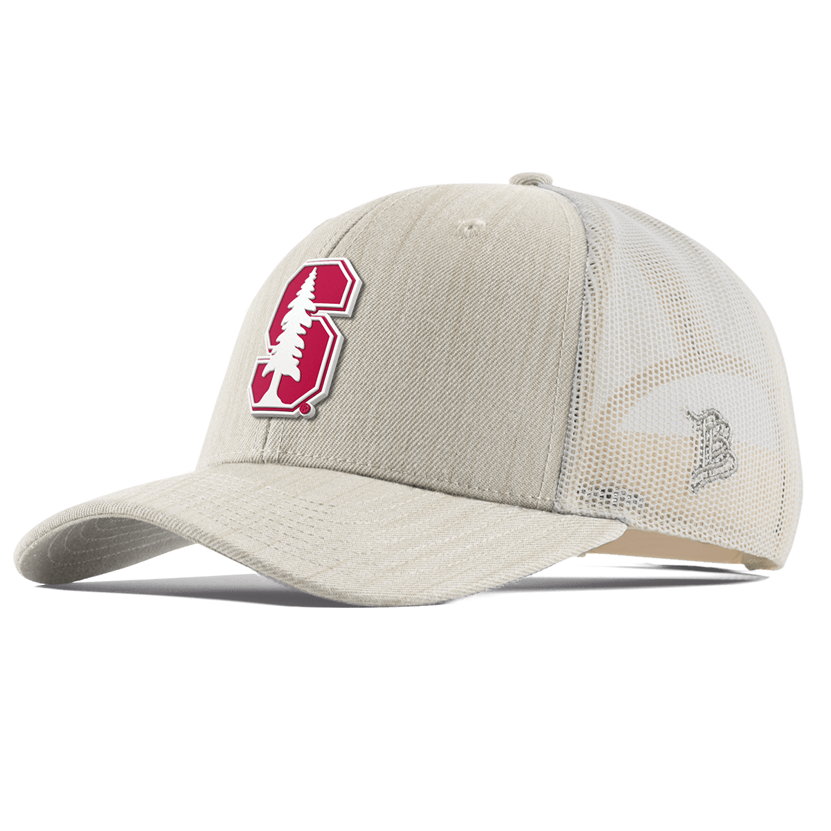 Stanford University "Stanford Team Logo" Curved Trucker Beige Heather
