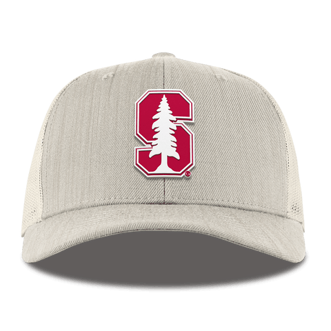 Stanford University "Stanford Team Logo" Curved Trucker Beige Heather