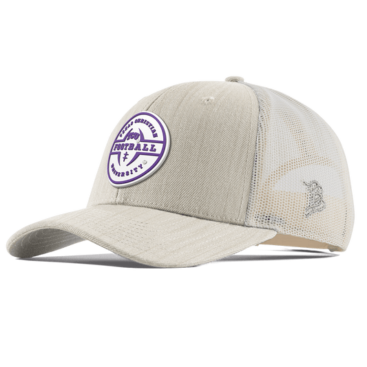 Texas Christian University "TCU Football Legacy" Curved Trucker Beige Heather