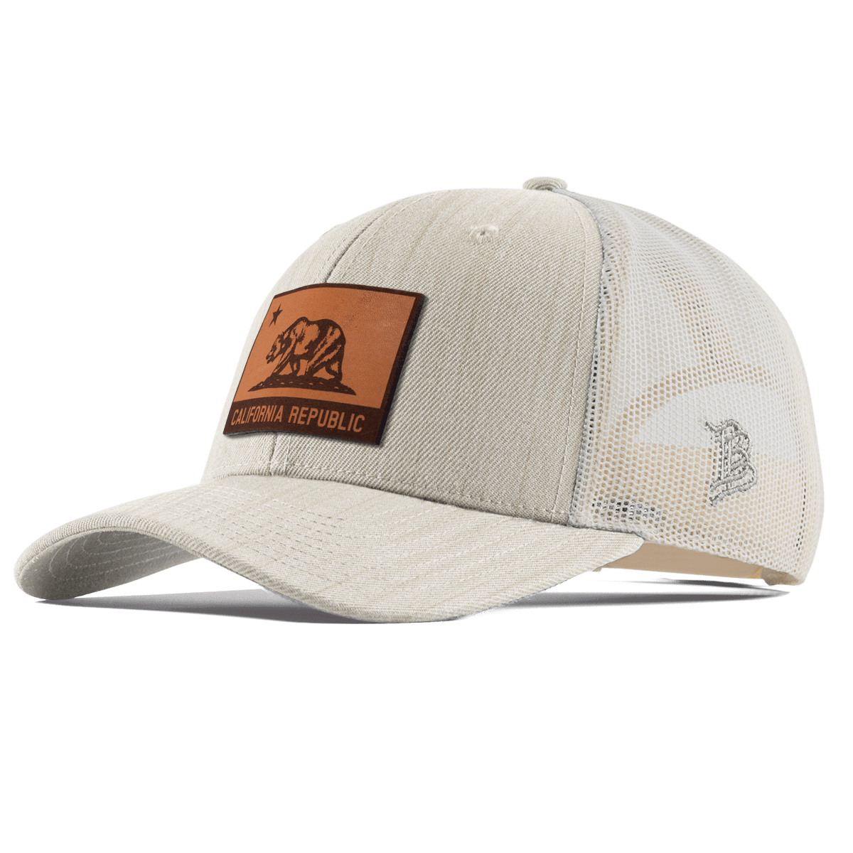 California 31 Curved Trucker Beige Heather