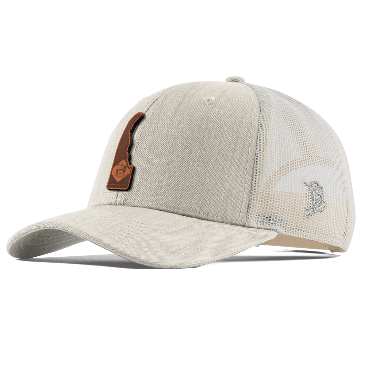 Delaware 1 Curved Trucker Beige Heather