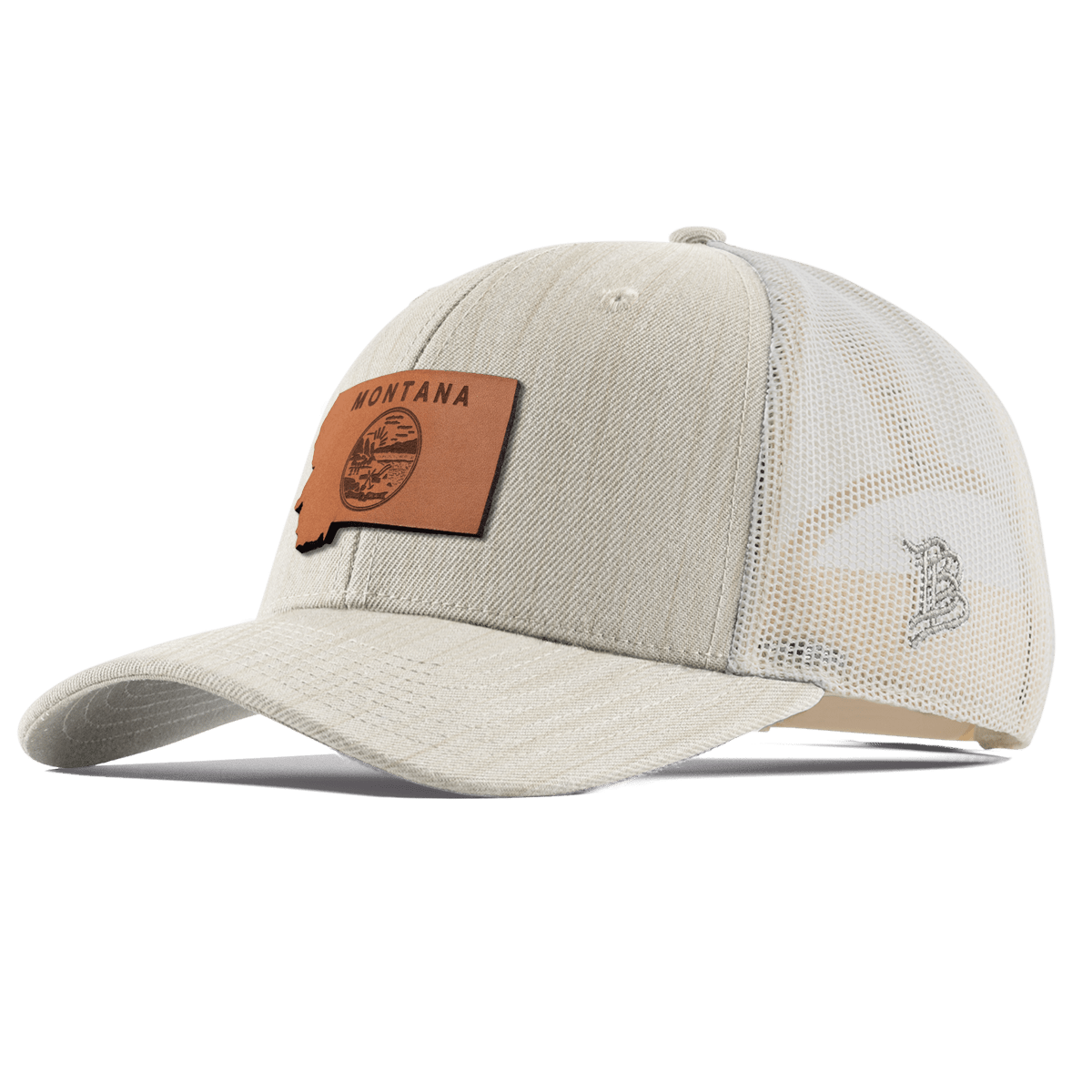 Montana 41 Curved Trucker Beige Heather